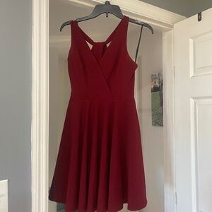 Lulus Burgundy Homecoming Dress